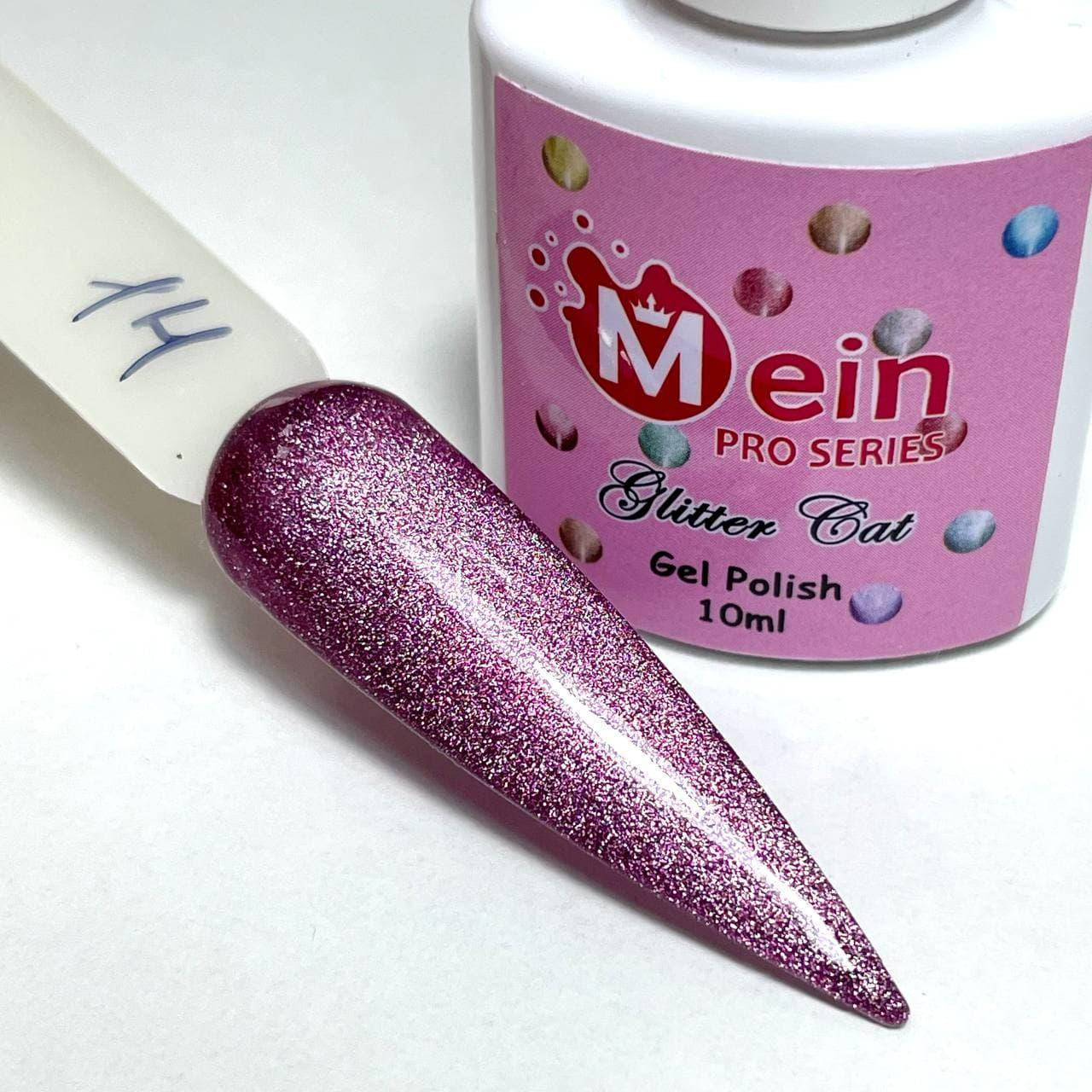 

Гель лаки Glitter Cat Mein 10 мл, № 14
