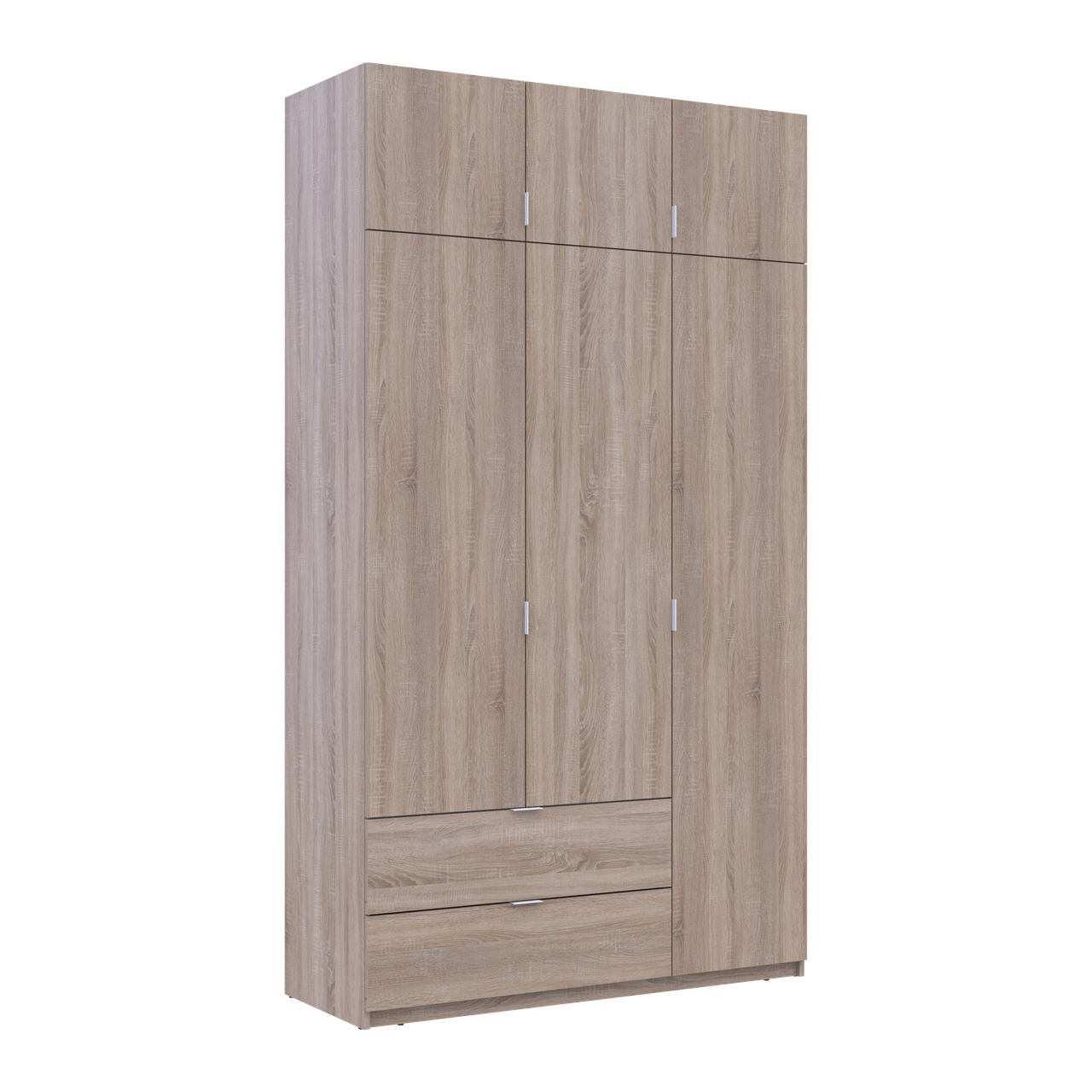 Розпашна Шафа для одягу Doros Лукас Дуб Сонома 3ДСП 135х50х240 (80737803) 6