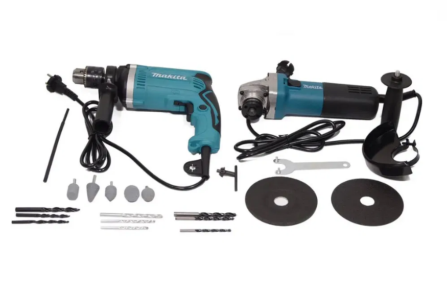 

Компактный набор Makita (ударная дрель и болгарка)