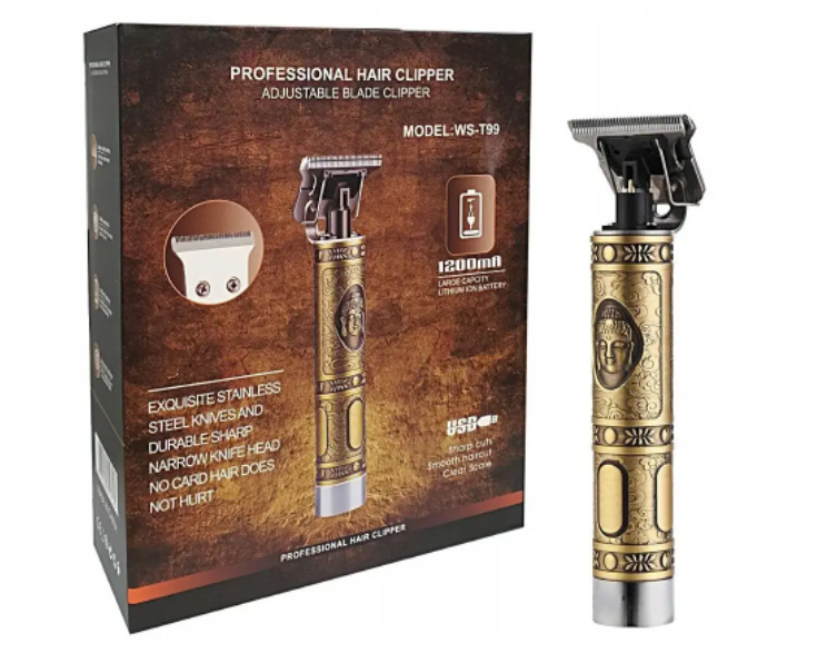 

Машинка для стрижки триммер для бороды окантовочная машинка профессиональная Hair Clipper WS-T99