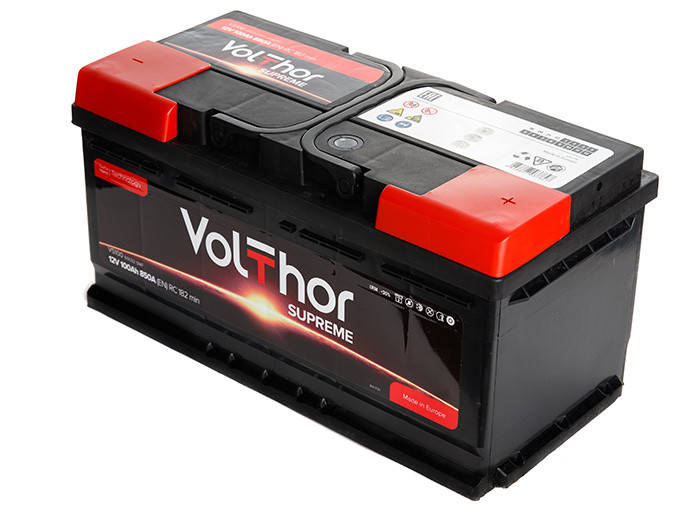 

Аккумулятор автомобильный VolThor 6СТ-100 АзЕ Supreme