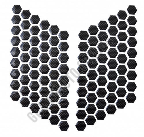 

Соты на бак мотоцикла карбон (наклейки на боковины бака)