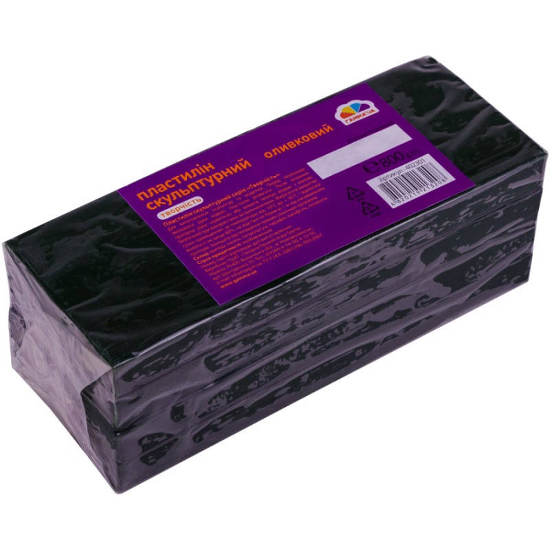 

Пластилин скульптурный оливковый 800 грамм ГАММА UA, 402301