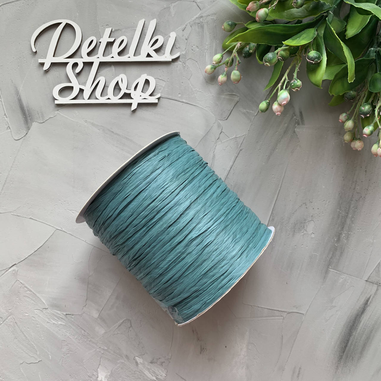 

Рафія ispie mineral green, Зелёный