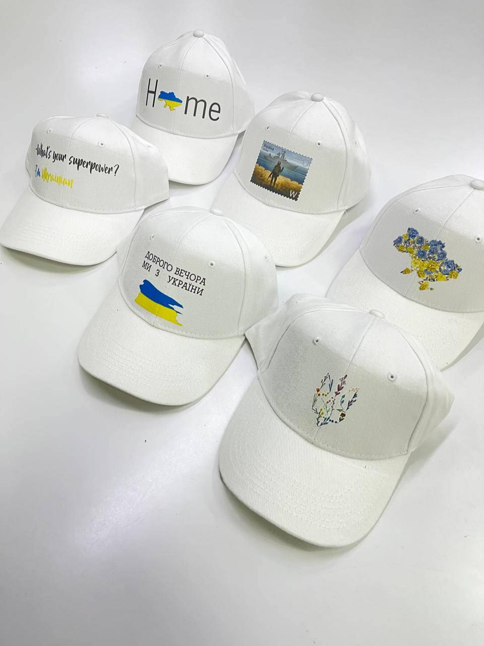 

Кепка патріотична жіноча біла, Белый