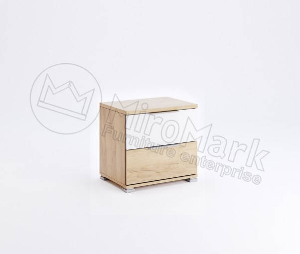 

Тумба прикроватная Asti MiroMark дуб крафт / белый глянец