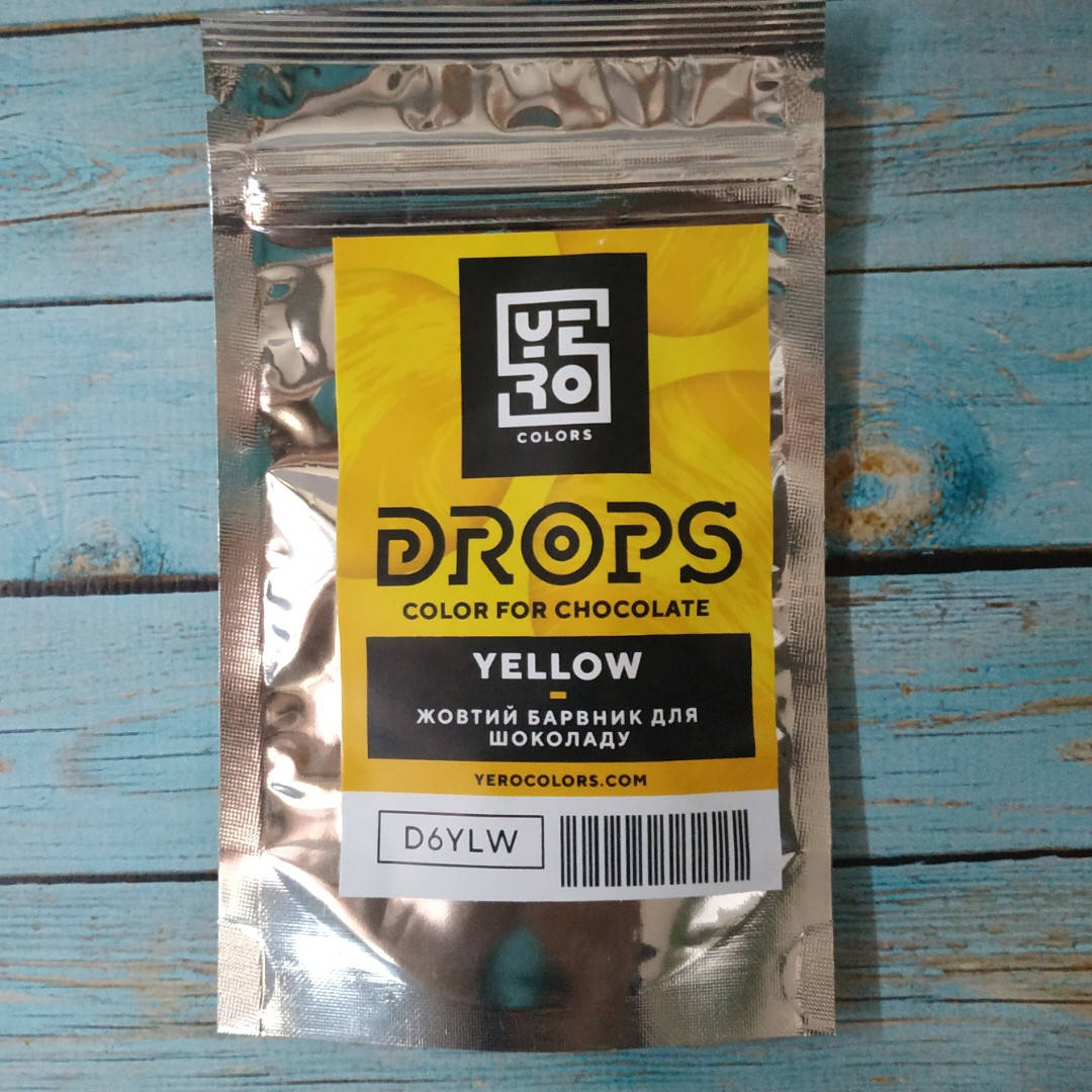 

Пищевой краситель YeroColors Желтый/Yellow для шоколада 6 г