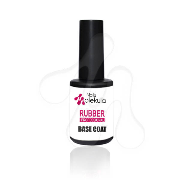

Molekula Base Coat Rubber Professional - каучуковая основа для гель-лака, 12 мл