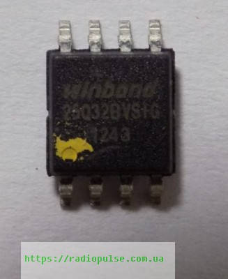 

Микросхема 25Q32 , smd 8pin производитель Winbond