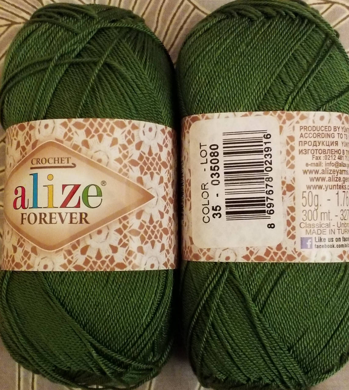 

Пряжа для ручного вязания Forever 35