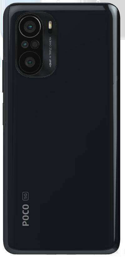 

Задняя крышка корпуса Xiaomi Poco F3 M2012K11AG черная Оригинал, Черный