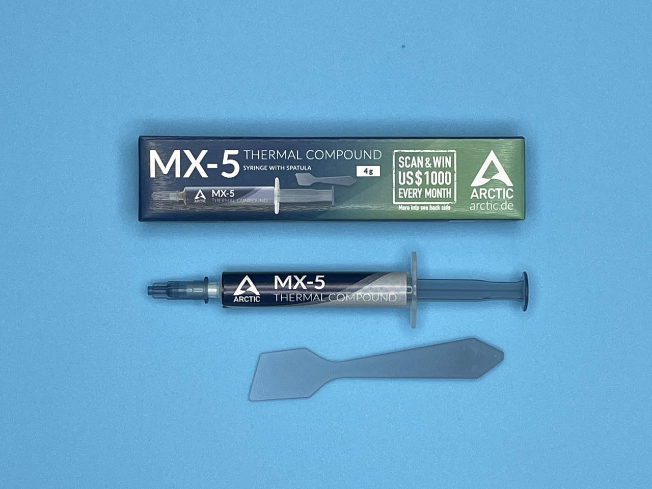 

Термопаста MX-5 THERMAL COMPOUND 4g Arctic