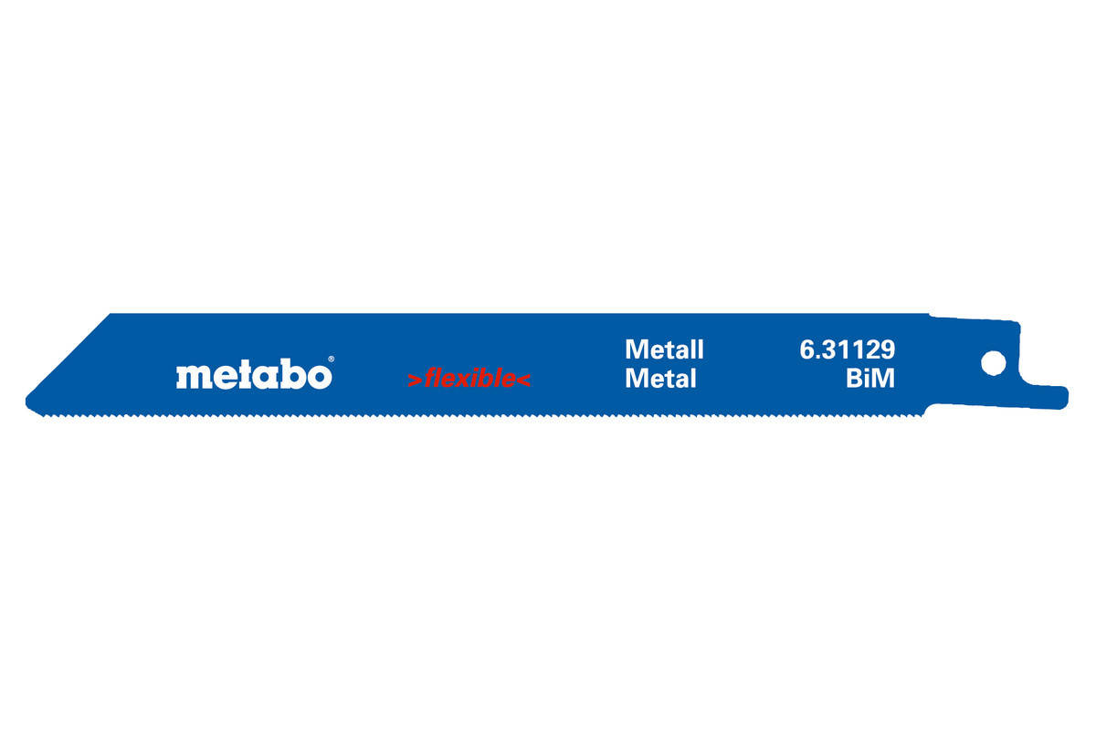 

Полотна для сабельных пил 150 мм, 2 шт, по металлу, Metabo Flexible S918АF (631129000)