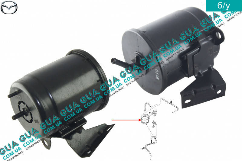 

Абсорбер паров топлива ( фильтр угольный ) BP0113970 Mazda / МАЗДА 323 F 1998-2004