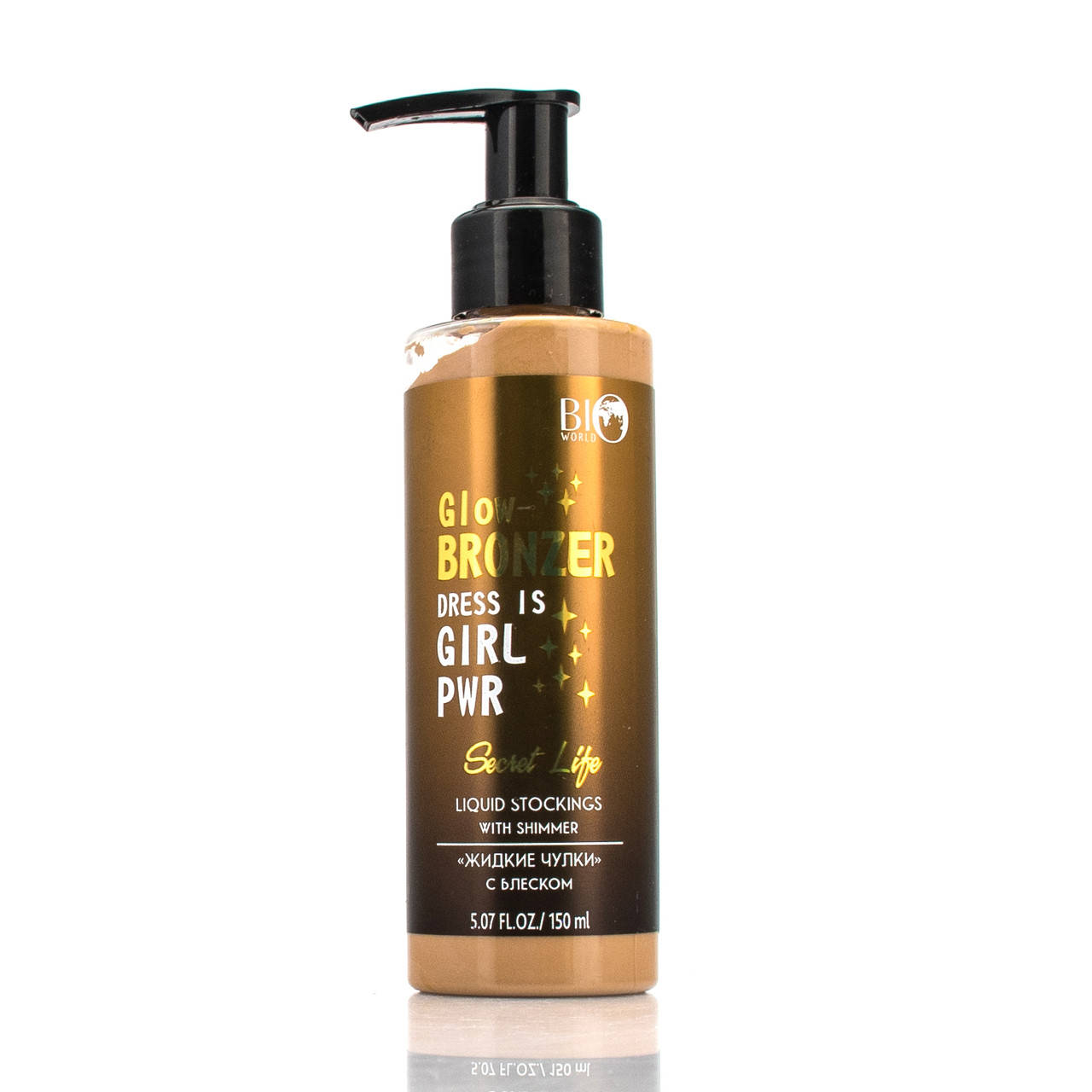 

Жидкие чулки с блеском Glow Bronzer Liquid Stocking With Shimmer Bio World 150 мл