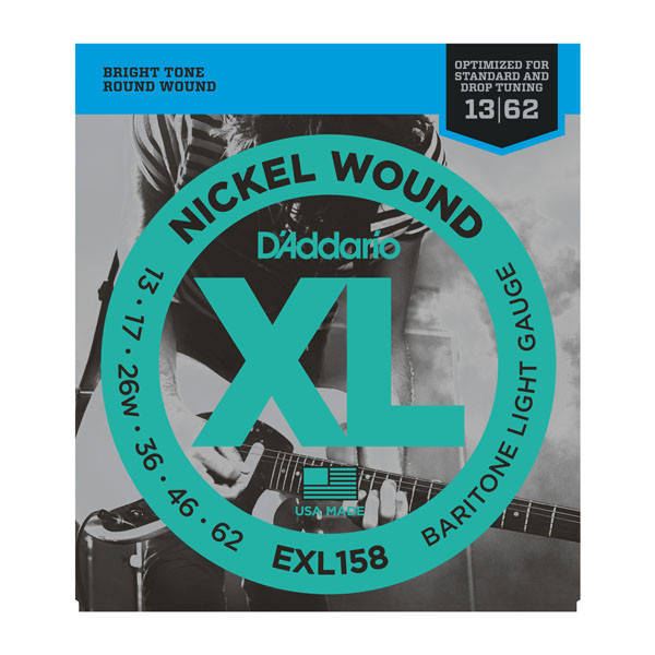 

Струны для электрогитар D`ADDARIO EXL158 XL BARITONE LIGHT (13-62)