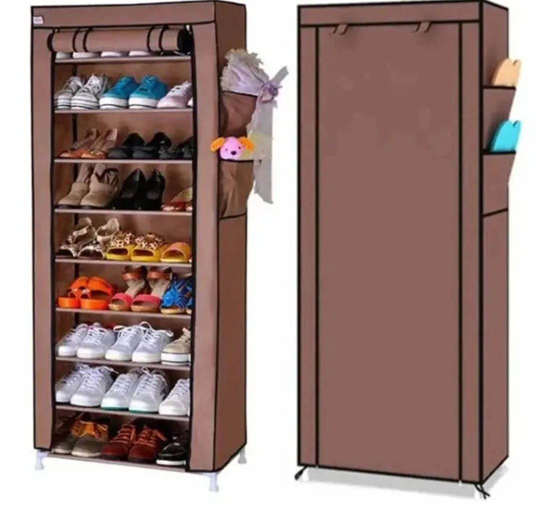 

Тканевый шкаф полка стеллаж для обуви Compages Shoes Shelf T-1099 (60*30*160) ST-700