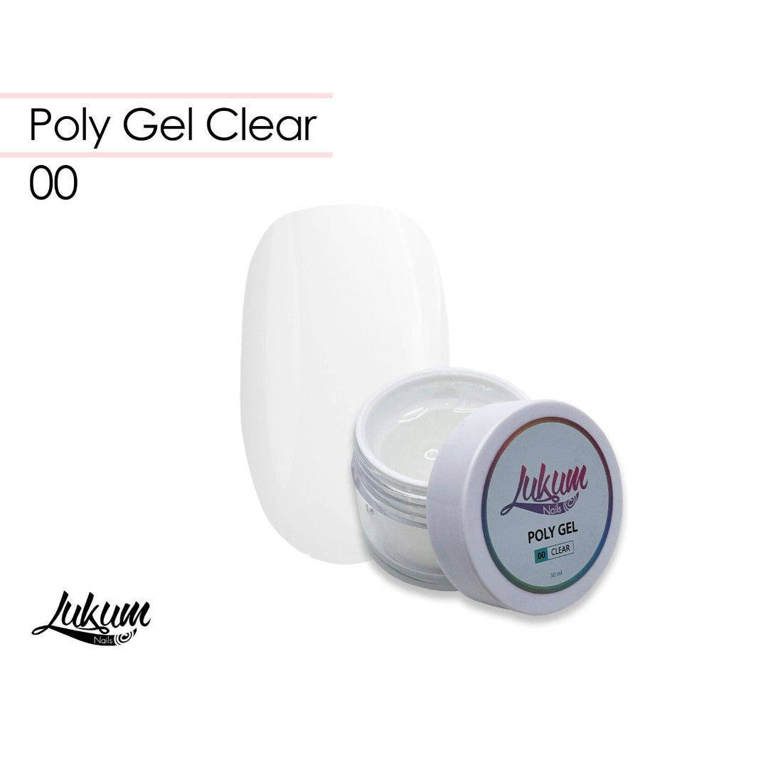 

Poly Gel Clear 00, 30г (Прозрачный полигель)