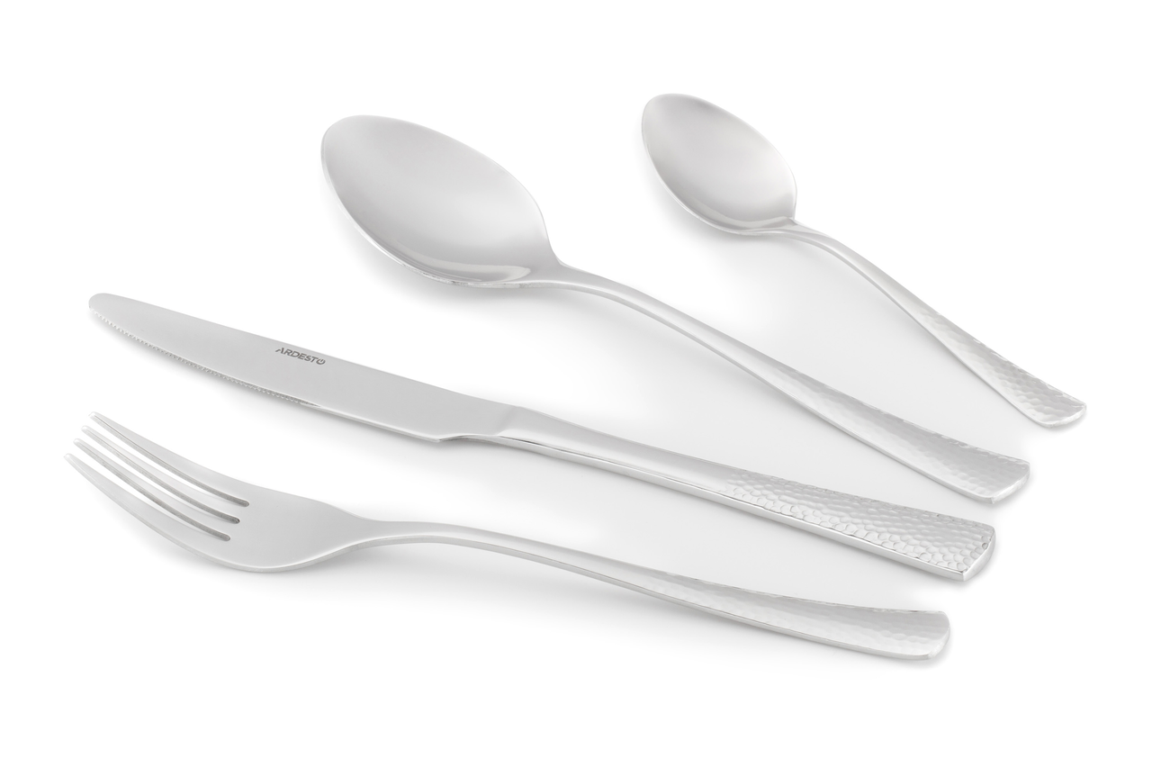 

Набор столовых приборов Gemini Hammered AR1924HS