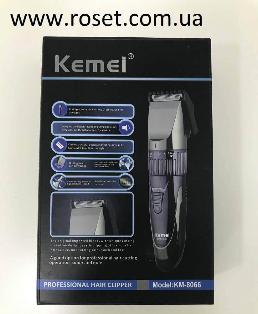 

Беспроводная машинка для стрижки волос Kemei KM 8066