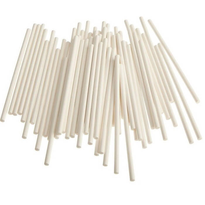 

Палочки кейк-попс белые 15см (50шт), Белый
