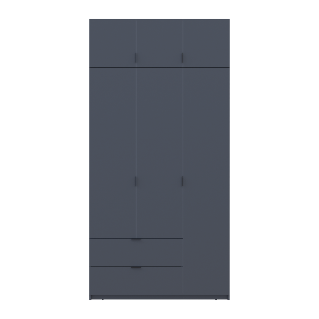 Розпашна Шафа для одягу Doros Лукас Графит 3ДСП 120х50х240 (80737797)