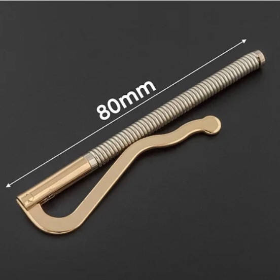 

Прижим для купюр 80 мм , зажим для денег золото