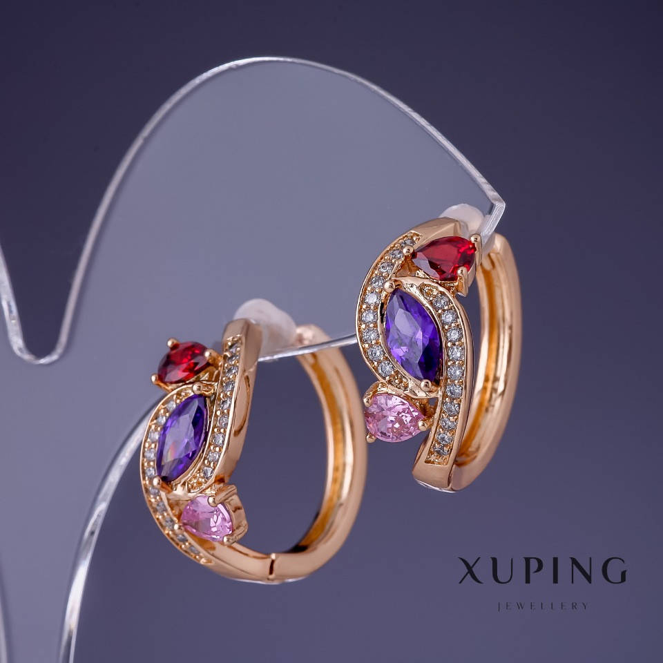 

Серьги Xuping 20х8мм "позолота 18К"