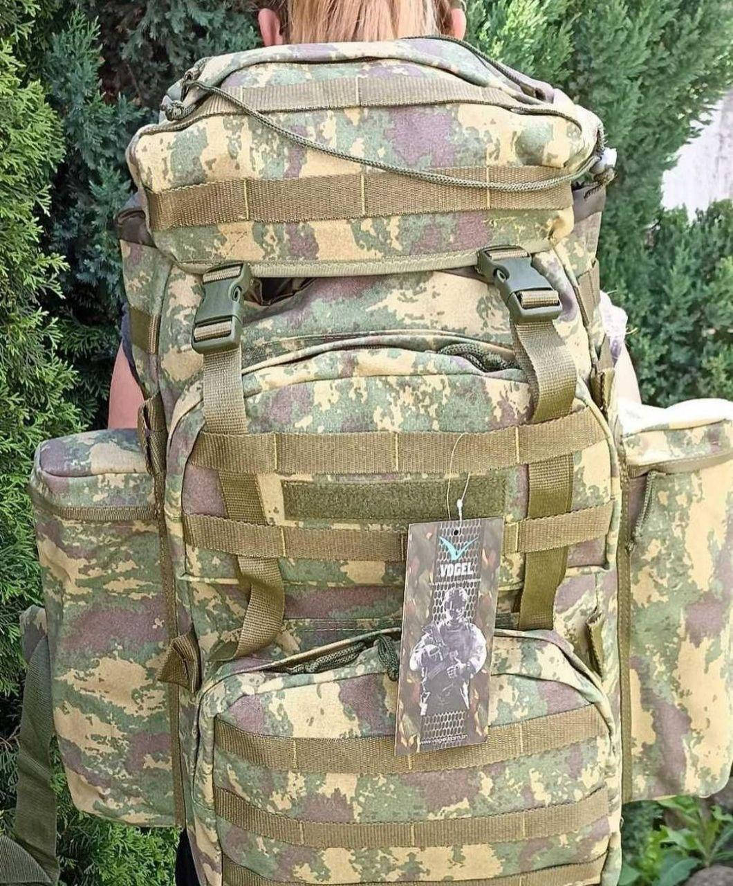 

Рюкзак тактический vogel 65 +10л . Рюкзак Военный ВСУ . Турция