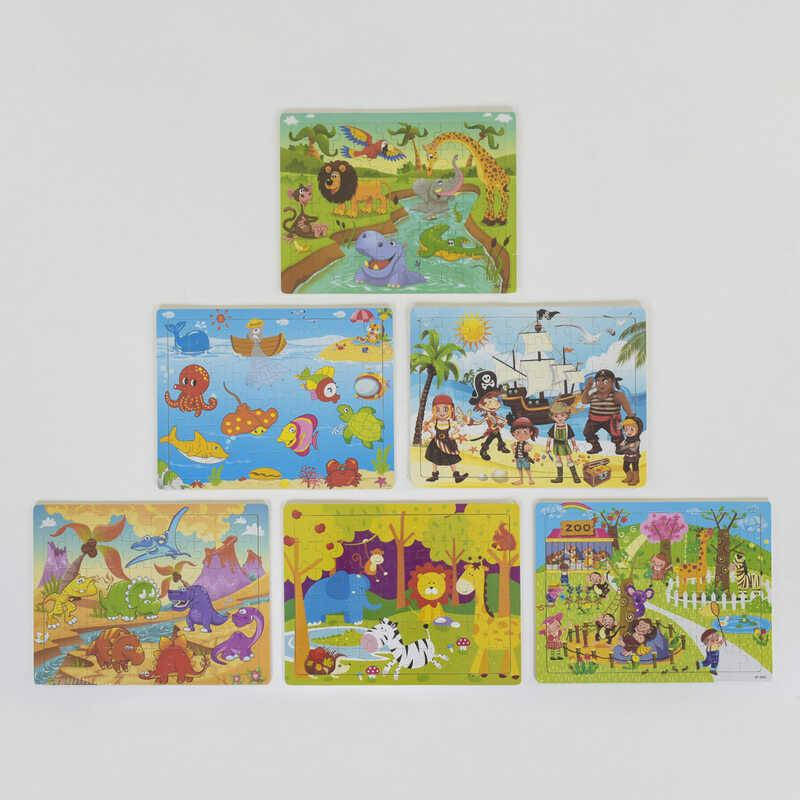 

Деревянные Пазлы C 39053 60 элементов, 6 видов