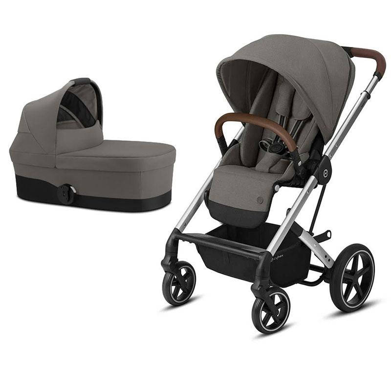 

Коляска Cybex Balios S Lux SLV 2 в 1 / Soho Grey mid grey, Серый