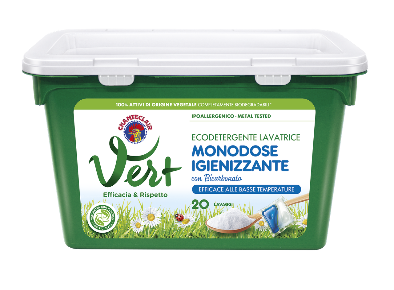 

Капсулы для экстра белой стирки ChantaClair Vert White с бикарбонатом 20 шт
