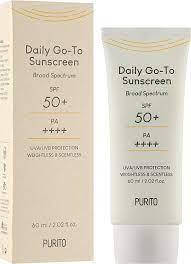 

Солнцезащитный крем с фильтрами нового поколения,PURITO Daily Go-To Sunscreen 60ml