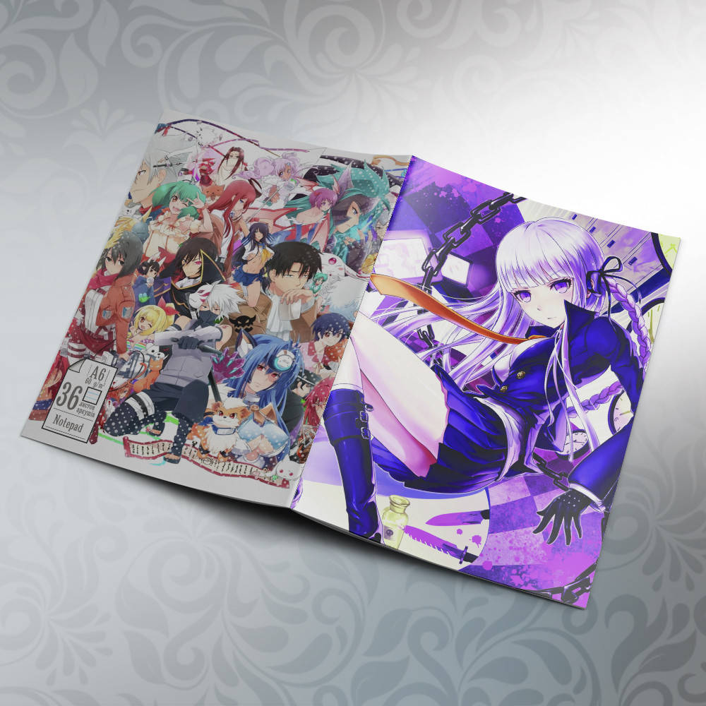 

Блокнот Аниме А6 на скобе Danganronpa 36 листов 10