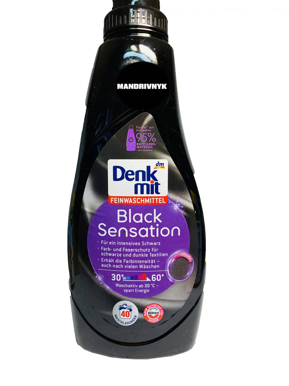 

Гель для стирки черного белья DENKMIT Black Sensation 1л