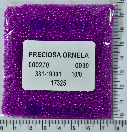 

Бисер PRECIOSA №10/0 мат-блестящ №17325 пакет 50 грамм уп=1пакет
