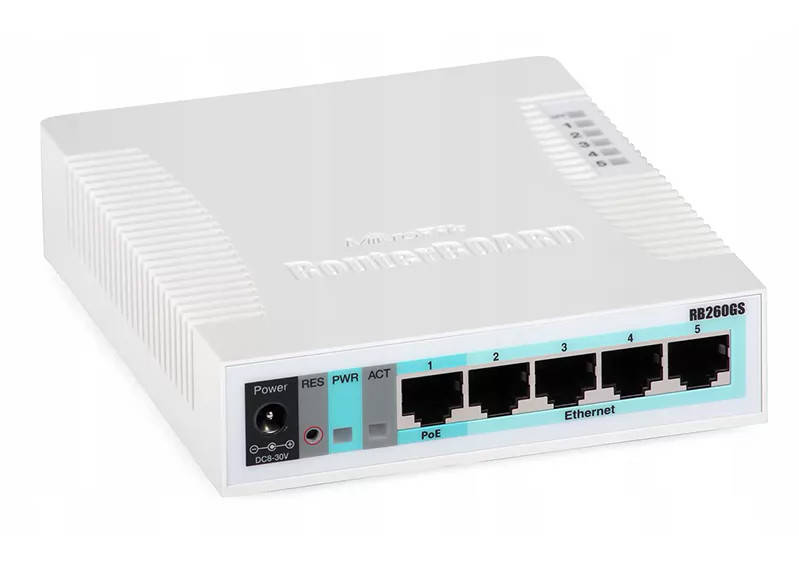 

Комутатор MikroTik CSS106-5G-1S (RB260GS) 10000001