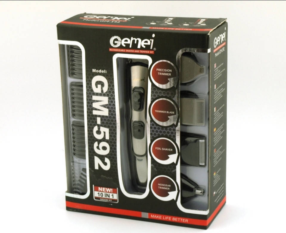 

Машинка для стрижки 10 в 1 Gemei GM-592