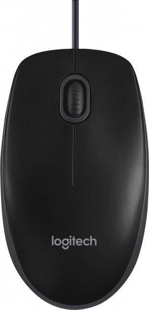 

Мышь USB проводная Logitech M90, Черный