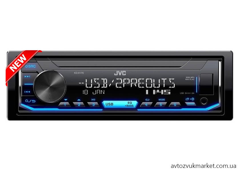 

Автомагнитола JVC KD-X176