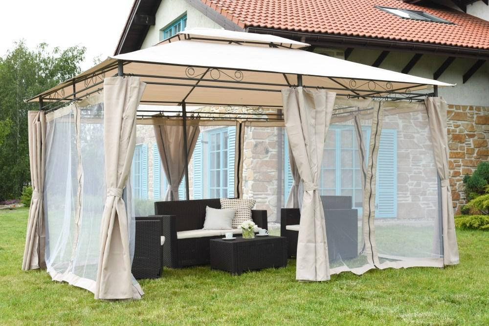 

Шатер 3х4м стенки+москитная сетка садовый павильон альтанка палатка