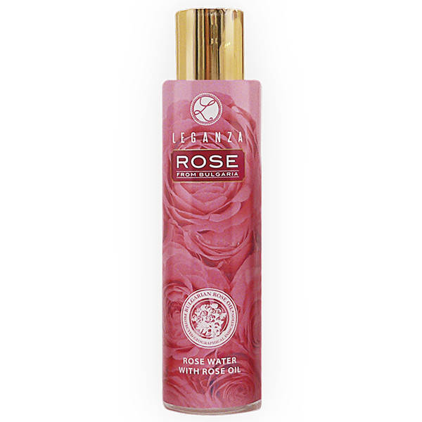 

Розовая вода с натуральными розовым маслом Leganza Rose