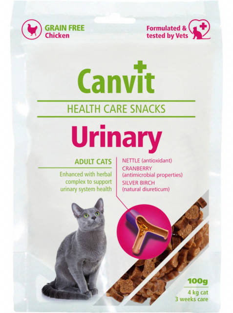 

Canvit URINARYL - лакомство для кошек с поддержкой здоровья мочеполовой системы - 100 гр