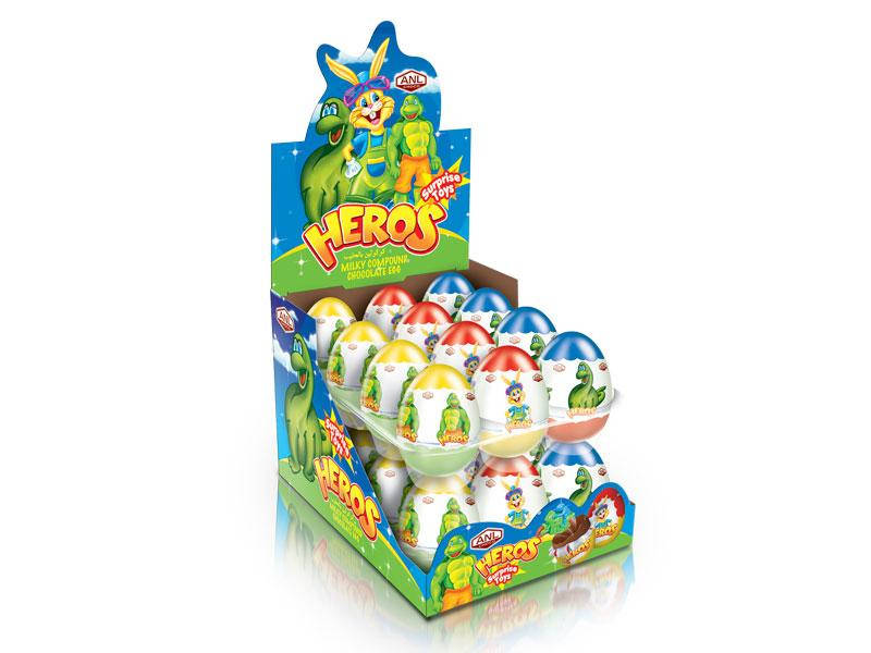 

Шоколадные яйца "HEROS"