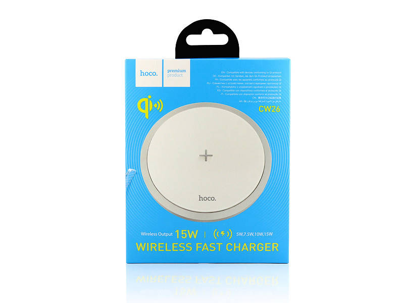 

Зарядное устройство беспроводное 15Вт Hoco CW26 138шт 8739