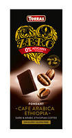 

Черный шоколад без сахара Torras ZERO cafe arabika с кофе арабика эфиопия 100 г