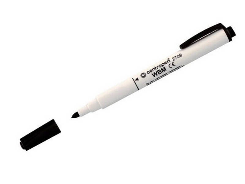 

Маркер для дошки Centropen Board 2709 1-2 мм круглий чорний (10шт/уп), Черный