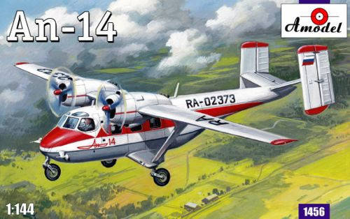 

Сборная модель самолета для склеивания - Антонов Ан-14 AMODEL 1456