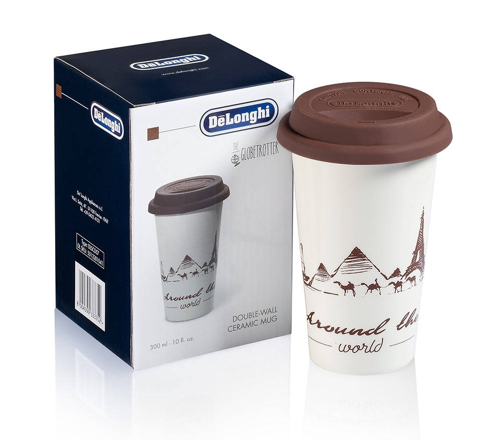 

Термостакан DeLonghi DLSC 057 The Globetrotter, Коричневый