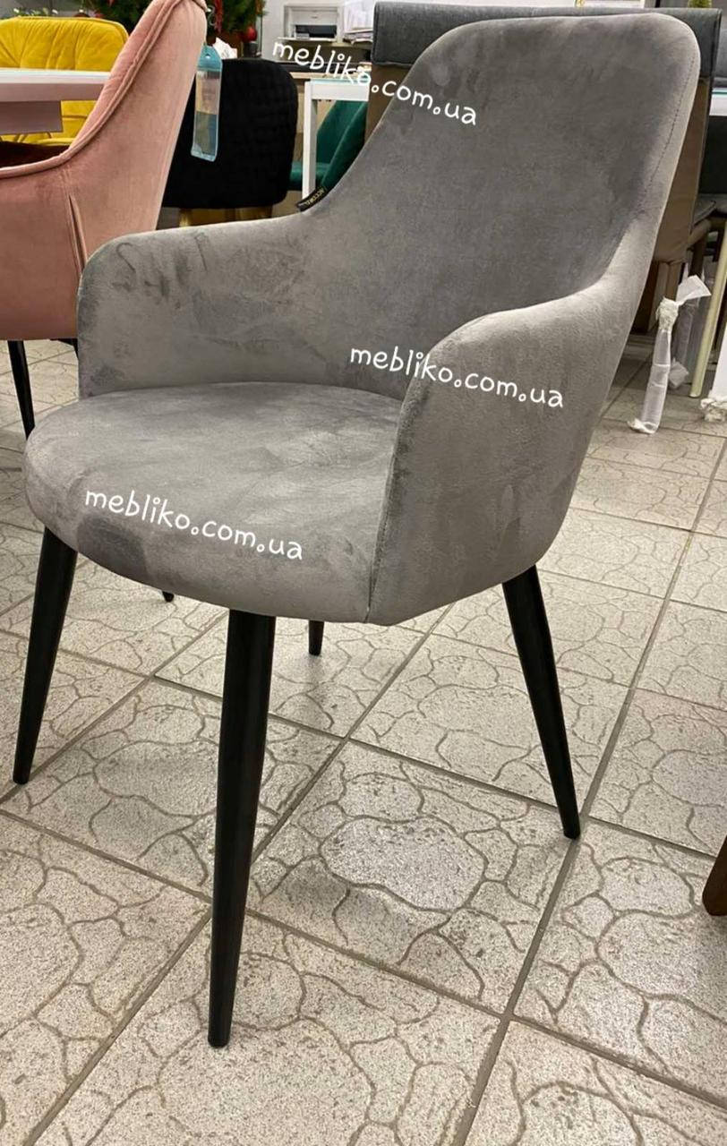 

СТУЛ С ПОДЛОКОТНИКАМИ MELIA (МЕЛИЯ) VELVET серый